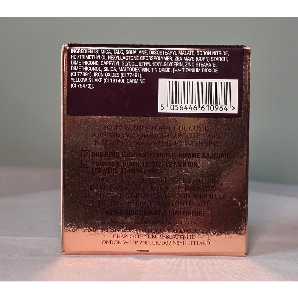 Charlotte Tilbury Glow Glide Face Architect Highliter Champagne Glow 0.24 Oz NIB - Picture 8 of 15